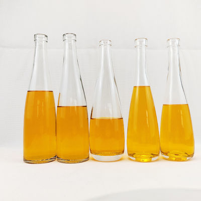 Customized Shape Mineral Packaging Glass Bottles with Cork Supply Bulk Sale 330ml 520ml