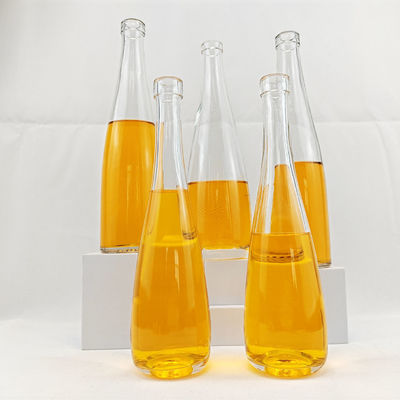 Customized Shape Mineral Packaging Glass Bottles with Cork Supply Bulk Sale 330ml 520ml