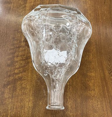 Carved Glass XO Bottle 700ml Glass Bottle Vodka Brandy Whiskey Decanter with Stopper