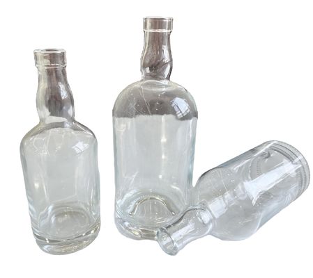 Clear Glass 750ml Bottle for Spirits Brandy Gin Rum Tequila and Vodka in Glass Products