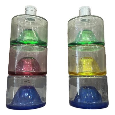 250ml 375ml Round Stackable Glass Bottle for Beverage Vodka Whiskey Wine Mini Cute Gin