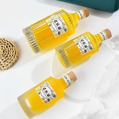 Logo Customization Acceptable Glass Bottle for Rum Vodka Whisky Tequila
