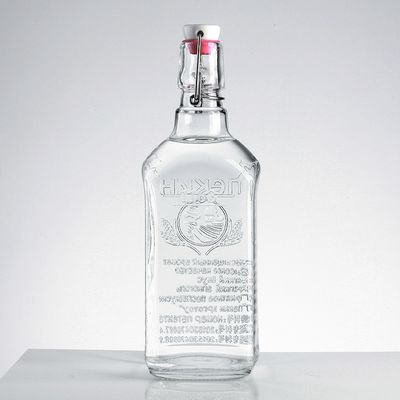Empty Cylinder Liquor Wine Glass Vodka Bottle 750ml for and OEM/ODM Services