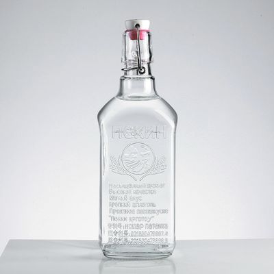Empty Cylinder Liquor Wine Glass Vodka Bottle 750ml for and OEM/ODM Services