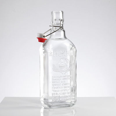 Empty Cylinder Liquor Wine Glass Vodka Bottle 750ml for and OEM/ODM Services