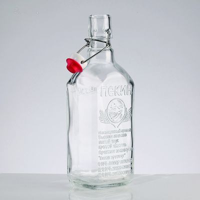 Empty Cylinder Liquor Wine Glass Vodka Bottle 750ml for and OEM/ODM Services