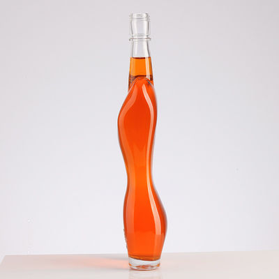 Glass Collar 500ml 50cl Woman Body Shape Whisky Spirits Rum Bottle with Tamper Evident Cap