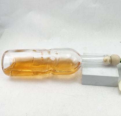 750ml Angel Hand Red Wine Glass Bottle with Cork Elegant and Functional Design