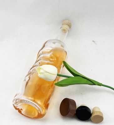 750ml Angel Hand Red Wine Glass Bottle with Cork Elegant and Functional Design