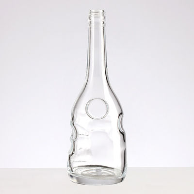 Transparent 750ml Glass Bottle for Coffee Custom Label Vodka Whisky Rum Gin Liquor