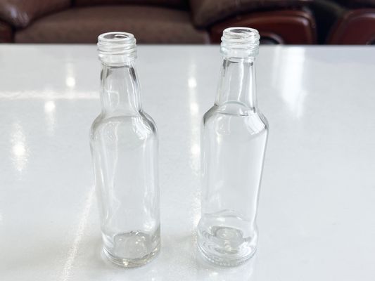 Clear Sealing Type Cork Empty 30ml 50ml 100ml Liquor Bottles for Ice Wine Clear Glass