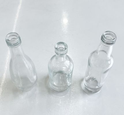 Clear Sealing Type Cork Empty 30ml 50ml 100ml Liquor Bottles for Ice Wine Clear Glass
