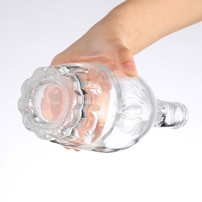 500ml Custom Color Spirit Liquor Glass Bottle With Cork for Provided Freely Sample