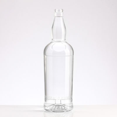 Clear 750ml Glass Bottle for Customizable Vodka Whisky Satisfy Your Beverage Needs
