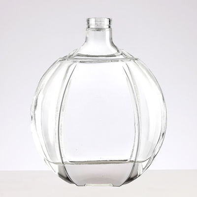 500ml 750ml Small Mouth Round Flat Liquor Wine Glass Bottle with Cap OEM/ODM Welcome