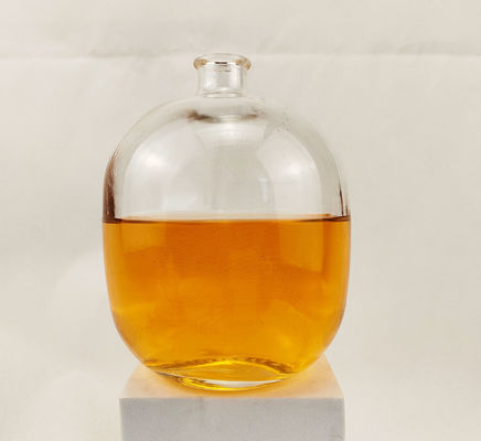 Crystal White Coating Cute Glass Bottle for Water Wine Medicine Personalized Design