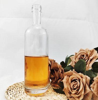 Clear 700ml Glass Bottles for Whiskey Production in Wine Manufacturing