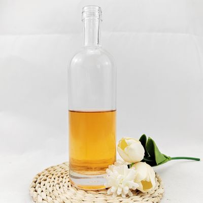 Clear 700ml Glass Bottles for Whiskey Production in Wine Manufacturing