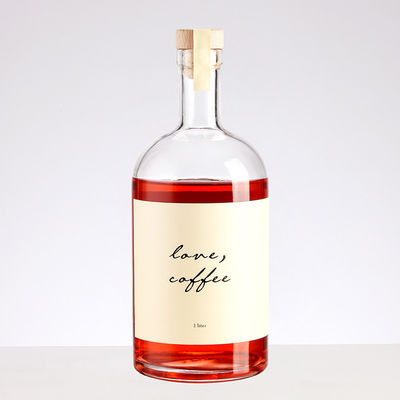Custom Colour Glass Bottles for Vodka Whisky Rum 200ml 375ml 500ml 700ml 750ml 1000ml