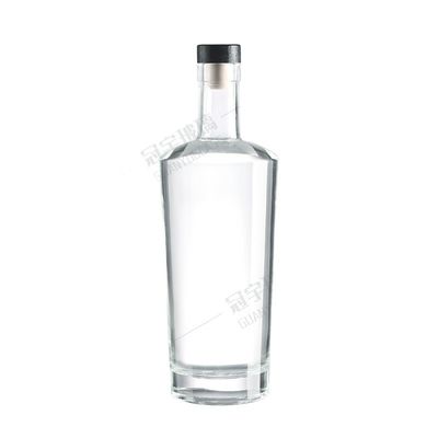 750 ml Clear Glass Bottle with Cork Body Material Glass OEM/ODM Welcome to Buyers