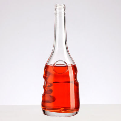 Super Flint 70cl Glass Vodka Bottle 700ml Tequila Whiskey Brandy Bottle for Champagne