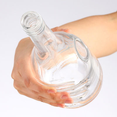 Super Flint 70cl Glass Vodka Bottle 700ml Tequila Whiskey Brandy Bottle for Champagne