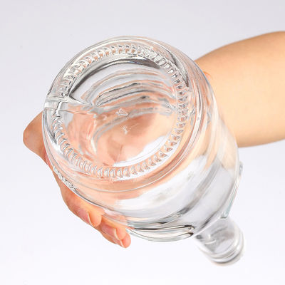 Super Flint 70cl Glass Vodka Bottle 700ml Tequila Whiskey Brandy Bottle for Champagne