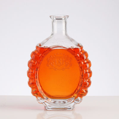 750ml Glass Bottle For Whisky Customized Extra Flint Empty Bottle