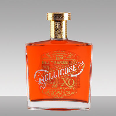 750ml Glass Bottle For Whisky Customized Extra Flint Empty Bottle