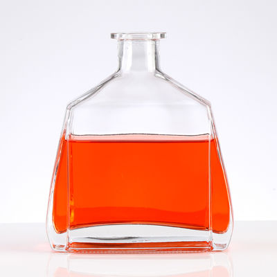 750ml Glass Bottle For Whisky Customized Extra Flint Empty Bottle