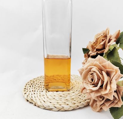 Hot Stamping 250ml 500ml 750ml Glass Bottle for Whiskey Screw Cap Clear Liquor Bottle