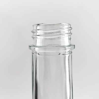 Glass Products Slim Wine Bottle with Cork and Collar Material Made in Shandong