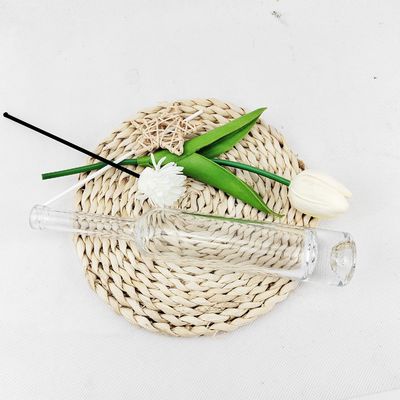 Glass Body Material Cork Cap 375ml Long Neck Wine Bottle for Frosted Slim Beverage