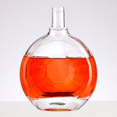 Custom Color 700ml 750ml Brandy Glass Bottle for Wine Connoisseurs and Enthusiasts
