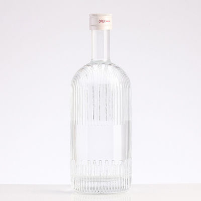 Customized Logo Unique Craftsmanship 375ml 500ml 750ml Transparent Wine Bottle