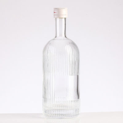 Customized Logo Unique Craftsmanship 375ml 500ml 750ml Transparent Wine Bottle