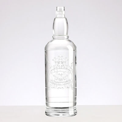550ml/700ml/750ml Wine Red Wine Spirits Glass Bottle with Screw Cap Big Belly Design