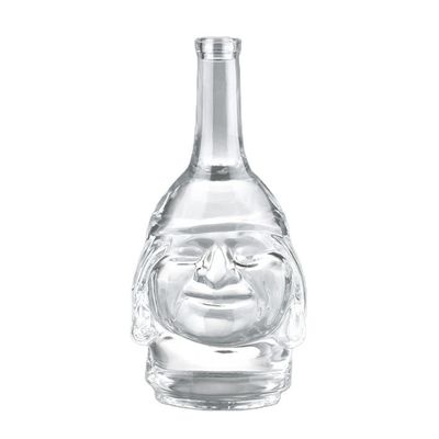 Level Carving Glass Bottles 500ML 750ML 1000ML for Customized Glass Products Liquor