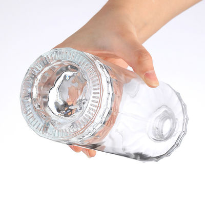 Customized Logo Acceptable Empty Clear Glass Liquor Bottle With Cork for Whisky