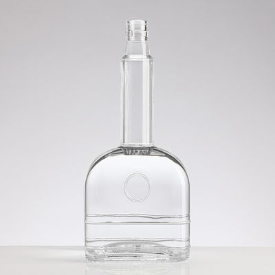 250ml/500ml/750ml Recycled Empty Frost Whisky Flask Vodka Bottle for Wine Glass Bottle