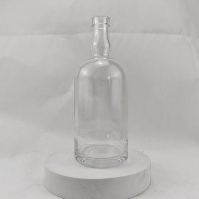 500ml Whiskey Bottle Glass for Vodka Brandy Whiskey Hot Stamping Surface Handling