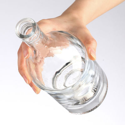 Glass Bottle for Liquor 750ml Round Shape Vodka Whiskey Gin Rum Spirit Wine Bottle