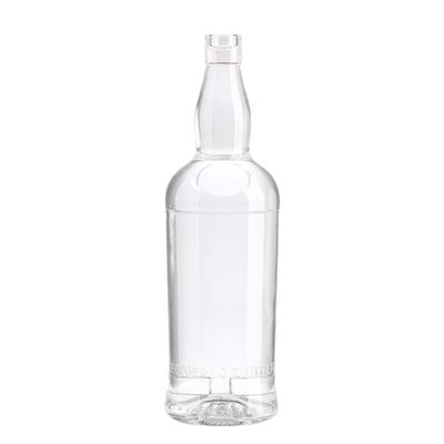 Clear 750ml Glass Vodka Liquor Wine Whiskey Bottle for Clients' Specific Requirements