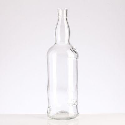 Clear 750ml Glass Vodka Liquor Wine Whiskey Bottle for Clients' Specific Requirements