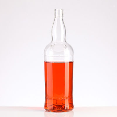 Clear 750ml Glass Vodka Liquor Wine Whiskey Bottle for Clients' Specific Requirements