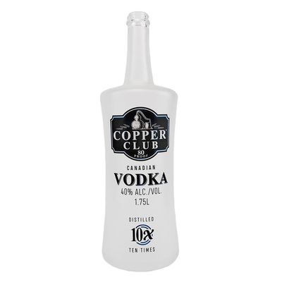 Industrial Beverage 700ml 750ml Frosted Glass Bottles for Vodka Empty Bottles