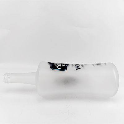 Industrial Beverage 700ml 750ml Frosted Glass Bottles for Vodka Empty Bottles
