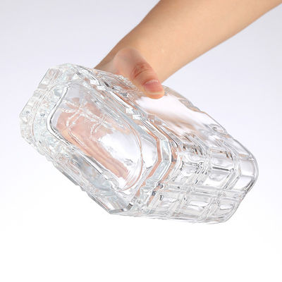 750ML Glass Bottle With Cap For Whiskey Square Shape Weight Empty Bottle