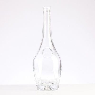 Acceptable Customer's Logo Long Neck Flint Vodka Whisky Rum Bottle for Fancy Spirits