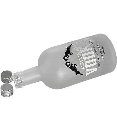 Level Clear Glass Bottle for Wine/Vodka 500ML 750ML Direct Hot Stamping